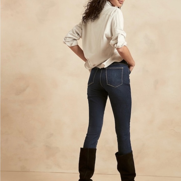 NWT Banana Republic High Rise Skinny Jeans - Picture 2 of 12